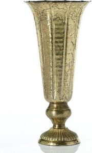 Premium Handmade <b>Gold</b> Metal Flower Vase Contemporary Decorative Accent for Coffee <b>Table</b> <b>Console</b> <b>Table</b> Hotel Lobby Office - Product Image 2