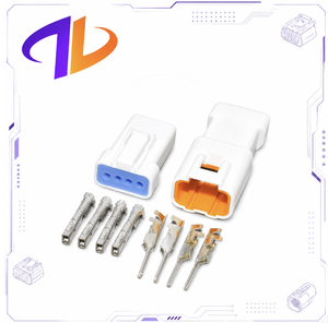 Connecteur de faisceau de câbles automobile 04T-JWPF-VSLE-S compatible, 4 broches mâle, étanche IP66, contact en cuivre, nylon, 3A, 12V, 2,0 mm - Product Image 3