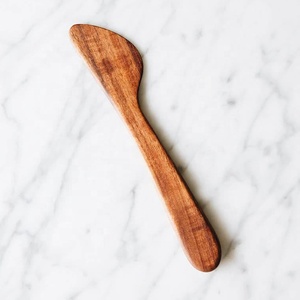 Couteau à beurre en bois naturel à prix d'usine 2025 pour le petit-déjeuner - Product Image 1