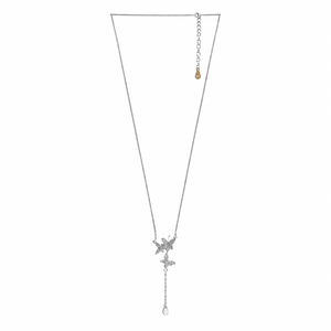 Collar con Colgante de Mariposa de Plata de Ley 925 con Circonita Cúbica, Acabado Pulido, Regalo para Mujer - Product Image 4