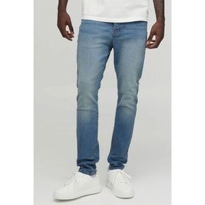 2026 Wholesale Men's Straight Leg Denim Pants Casual Fit Oversized Streetwear <b>Jeans</b> - Product Image 1