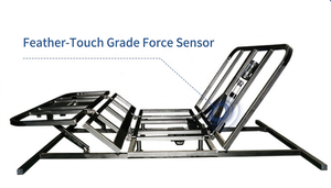 <span class=keywords><strong>Base</strong></span> Letto Elettrica Intelligente Stile Moderno con Massaggio e <span class=keywords><strong>Materasso</strong></span> Regolabile in Memory Foam ad Alto Rimbalzo e Schiuma Acustica - Product Image 5