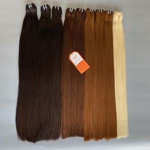 2024 Paquetes de larga duración de color marrón claro de trama de cabello Remy vietnamita crudo de alta calidad de proveedor de confianza - Product Image 3