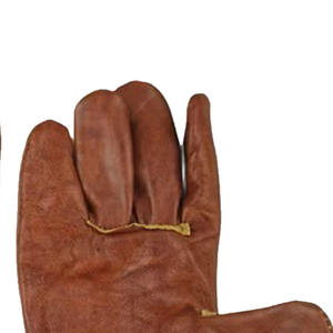 Guantes de invierno multiusos de cuero vacuno serraje con protección completa para los dedos, palma anti-corte, doble refuerzo y dorso transpirable para seguridad. - Product Image 4