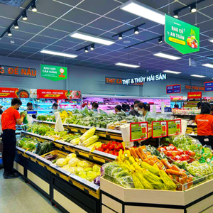 Metal Modern Lightweight for Fruit Vegetable <b>Display</b> <b>Rack</b> with Floating Shelves Powder Coated OEM Vietnam ADONG A42 - Product Image 2