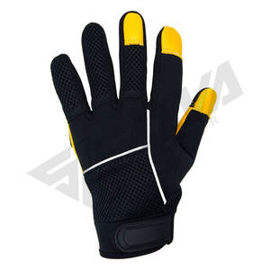 Guantes de Trabajo de Alta Seguridad OEM Personalizables Multiusos Ligeros Transpirables Compatibles con Pantallas Táctiles de Cuero Sintético - Product Image 4