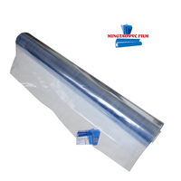Rouleau de film PVC souple transparent normal, résistant à l'humidité, feuille de plastique flexible transparente pour l'emballage de produits et de meubles