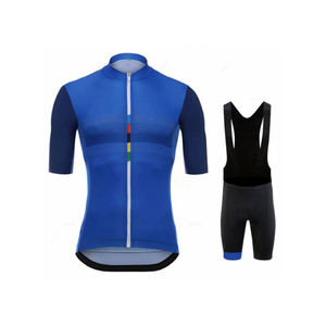 Ensemble de maillots de cyclisme sportifs de haute qualité à séchage rapide pour l'été avec impression de logo personnalisé - Product Image 1