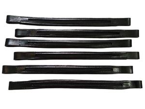 Bandas de cuero para la frente de caballo, hechas a medida, de alta calidad, con canal vacío, para equitación, de todas las formas y tamaños, para doma anatómica. - Product Image 3