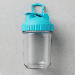 Custom logo Pavico Wide Mouth <b>Plastic</b> <b>Jar</b> BPA-Free Clear <b>Plastic</b> Wide Mouth Container with Flip Spout Lid for Beverage Storage - Product Image 5