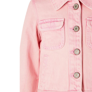 Chaqueta vaquera para mujer, informal, hecha a medida, de manga larga, de buena calidad, con cuello vuelto, elegante y a la moda. - Product Image 6