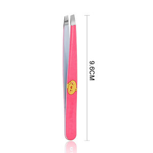 Pinzas para Extensión de Pestañas y Cejas de Acero Inoxidable Antiestáticas con Punta Inclinada Personalizadas, con Mango Cómodo y Diseño Duradero - Product Image 2