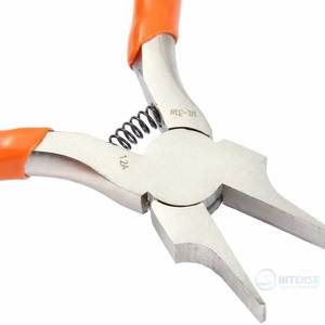 Stainless Steel Flat Nose Pliers Jewelry Handcraft Making 5 Inch Precision <b>Craft</b> Tool Smooth Jaw Comfortable Grip <b>Wire</b> Bending - Product Image 3