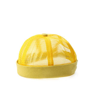 Nouvelle mode – Bonnet docker sans bord coloré en maille, style marin, personnalisable avec votre logo brodé - Product Image 4