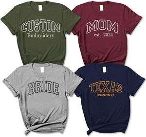 Camisetas de Mujer de Algodón Orgánico Bordadas - Product Image 2