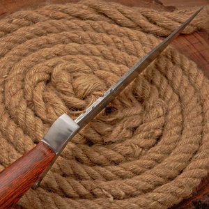 Cuchillo Bowie OEM personalizable directo de fábrica, hoja fija, para caza y desollado, de acero de Damasco y palisandro, para camping y actividades al aire libre, 3 años de garantía. - Product Image 4