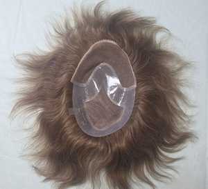 Toupee de Cabello Humano Taz Hair de Alta Calidad, Color Rojo Arcoíris, Resistente al Agua, Ecológico y Ligero, con Encaje HD - Product Image 5