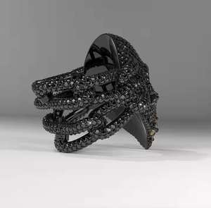 Anillo Solitario de Moissanita VVS de Calidad Premium, Corte Brillante, Chapado en Rodio, Creado en Laboratorio, para Joyería de Compromiso - Product Image 3