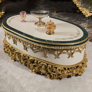 Juego de Sofás Seccionales Franceses de Madera de Caoba Sólida de Lujo, Tapicería de Esponja, Diseño Tallado a Mano para Salas de Estar de Apartamentos y Villas - Product Image 4