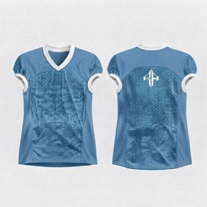 Nouveau maillot de football américain pour hommes, col en V, impression par transfert thermique, matière 100% polyester par RIVIAN ATLANTIC - Product Image 1