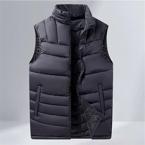 Chaleco Acolchado para Hombre, Ropa de Invierno Cálida, Chaqueta sin Mangas Acolchada, Estilo Urbano, Chalecos Acolchados - Product Image 3