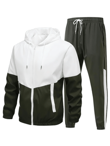 Ensemble de survêtement zippé de marque pour homme, respirant et confortable, qualité supérieure, faible MOQ, collection 2026 – Sweat à capuche et pantalon de jogging - Product Image 4