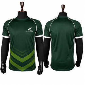 เสื้อเจอร์ซีย์ดาร์ทคอกลมแบบสั่งทำขายส่ง พิมพ์ลายเต็มตัว แขนสั้น พร้อมชื่อและหมายเลขผู้เล่น 160 GSM ผ้าโพลีเอสเตอร์ 100% ยืดได้สี่ทิศทาง - Product Image 5