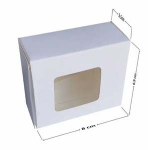 กล่องสบู่สีขาวเรียบพร้อมหน้าต่างสี่เหลี่ยม กล่องสบู่พับได้สีขาวขนาดสั่งทำพิเศษ ราคาขายส่งโดยผู้ส่งออก - Product Image 2