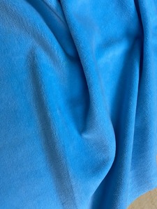 Blue Weft Suede Fabric 100% Polyester Brushed Plain Medium <b>Weight</b> Woven for Garments Home Textiles Sofas - Product Image 6
