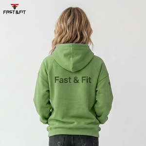 Nueva Llegada Sudadera con Capucha de Punto Oversize Estampada para Mujer, Transpirable, con Logo Frontal, Estilo Casual Urbano para Otoño-Invierno - Product Image 5