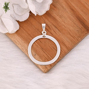 Colgante Circular de Plata 925 para Mujer, Joyería Fina al por Mayor - Product Image 2
