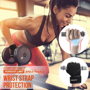 Gants d'entraînement de fitness avec support pour les poignets, gants de gym antidérapants pour la musculation, entraînement de bodybuilding, fabricant OEM - Product Image 2