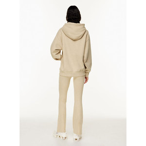 Wholesale Custom Women Pullover Tracksuit Set Custom Streetwear Fashion Outdoor Jogging Pullover <b>Hoodie</b> and Sweatpants Set - Product Image 5