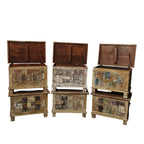 La Mejor Colección de Arte del Himalaya, Baúl Vintage Hecho a Mano de Madera Maciza con 2 Compartimentos, Decoración Combinable, Garantía de 10 Años, MOQ 1 Contenedor - Product Image 2