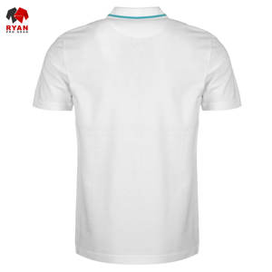 Chemises polo personnalisées anti-rides à impression numérique pour hommes avec logo personnalisé, manches courtes et poche - Product Image 1