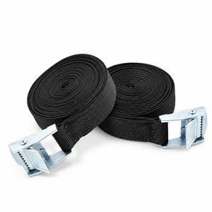 Sangle de cargaison en polyester premium 38 mm avec boucle à came, 450 kg, sans crochet, pour le maintien des charges de camion, fabricant d'usine - Product Image 1