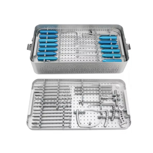Kit d'instruments chirurgicaux orthopédiques en acier inoxydable : Alésoir tibial canulé, Plug de tunnel, Outils manuels de fixation osseuse - Product Image 2