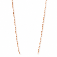 Collier Mangalsutra de mariée pour femme Namivaa, en or rose 18 carats, avec pendentif feuille de plante et diamant, chaîne à maillons, design élégant, pour anniversaire