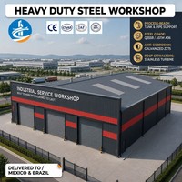 Puertas Enrollables Industriales de Gran Tamaño para Servicios Pesados, Diseño de Muro de Parapeto para Talleres de Fabricación