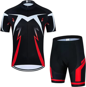Conjunto de Jersey de Ciclismo Negro Verde Blanco Manga Corta Secado Rápido 100% Poliéster Nombre del Equipo Personalizado Ropa Deportiva Unisex para Adultos - Product Image 4