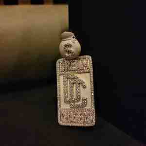 Colgante Personalizado Hip Hop DREAM GHASERS de Acero Inoxidable con Incrustaciones de Diamantes Cultivados en Laboratorio de 2.5CT, Joyería de Moda con Certificación IDGL, Regalo - Product Image 1