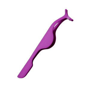 Silicone <b>Eyelash</b> Tweezers Smooth Tip Precision Tool Lash Extension Application Professional Beauty Salon Applicator <b>reusable</b> - Product Image 4