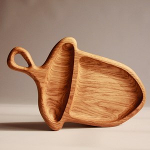 Plateau décoratif en bois naturel fait main, forme irrégulière, pour table à manger, table basse, entrée, décoration intérieure - Product Image 5