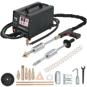 Kit Professionale 110V per Riparazione Ammaccature Carrozzeria: Saldatrice a Punti in Acciaio e Martello Scorrevole con Estrattore - Comoda Macchina per la Rimozione di Ammaccature - Product Image 1