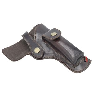 Étui universel pour ceinture en cuir de vachette avec fermeture à pression et finition lisse - Product Image 3