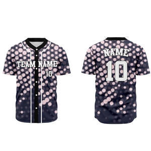 Maillot de baseball de qualité supérieure, sublimation, personnalisable, nom d'équipe, tissu léger, doux, respirant, confortable, sur mesure - Product Image 2