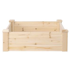 Cornice in Legno per Piante 61*61*20cm, Tipo a Terra, Ornamento da Giardino - Product Image 1