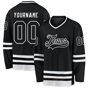 Custom Unisex Ice Hockey Jersey Customizable Team Logo Sublimated Print Moisture Wicking 100% Polyester Full Sleeve V-Neck Adult - Product Image 3