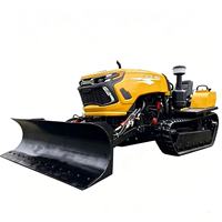 Traktor Mini Ringkas 2WD untuk Pertanian, Pengolah Tanah, Rotavator, Crawler Roda, Mesin, Gearbox, Core