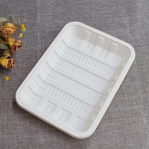 Assiette alimentaire jetable écologique pour restaurants de fruits de mer et services de traiteur, 10 x 6 pouces, idéale pour les marchés de poissons et les solutions de livraison. - Product Image 4